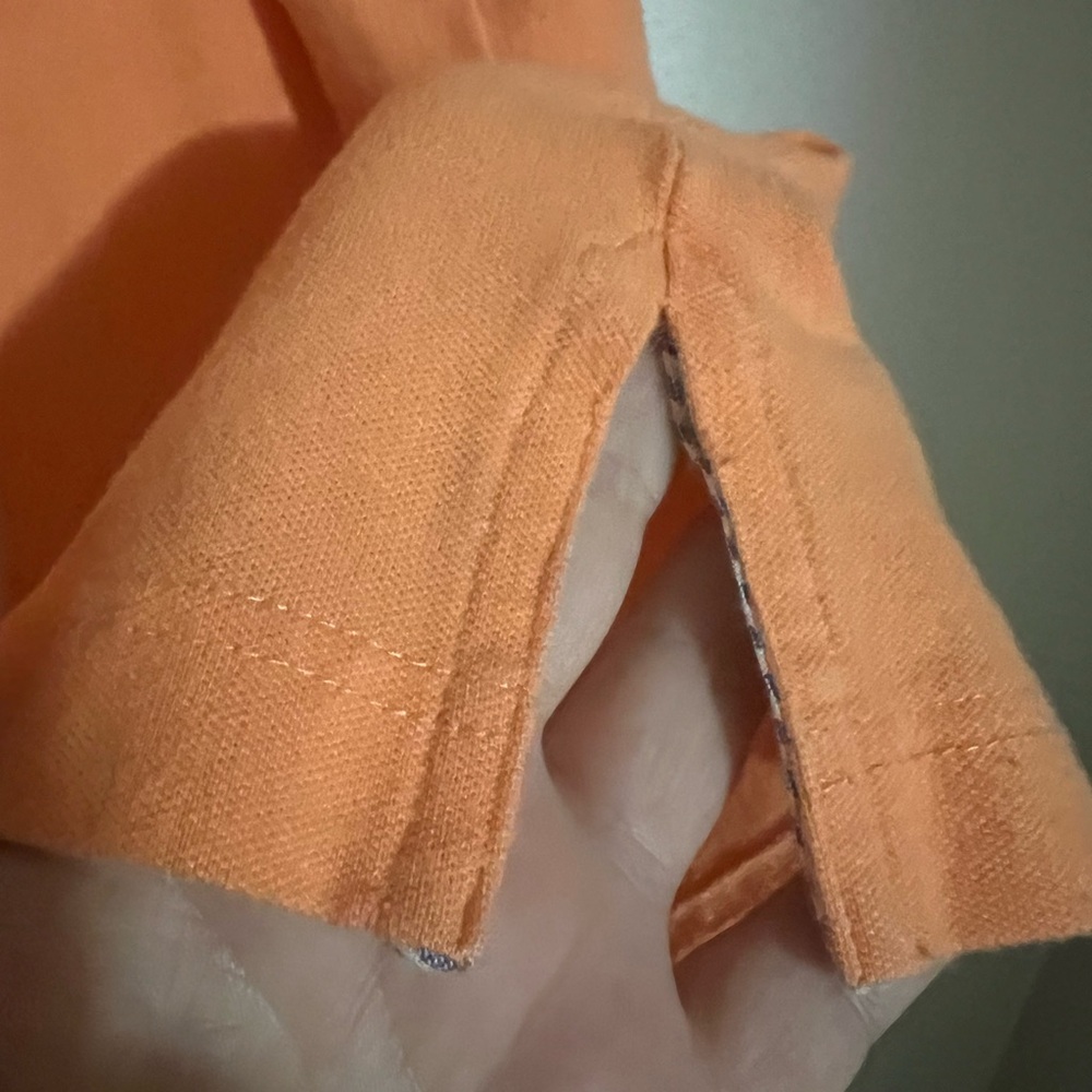 TOMMY HILFIGER Classic Sleeveless Summer Casual Polo Shirt Orange Women's‎ Sz XL - Picture 4 of 6